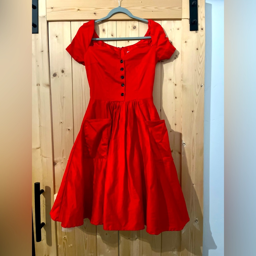 Unique Vintage pinup swing dress